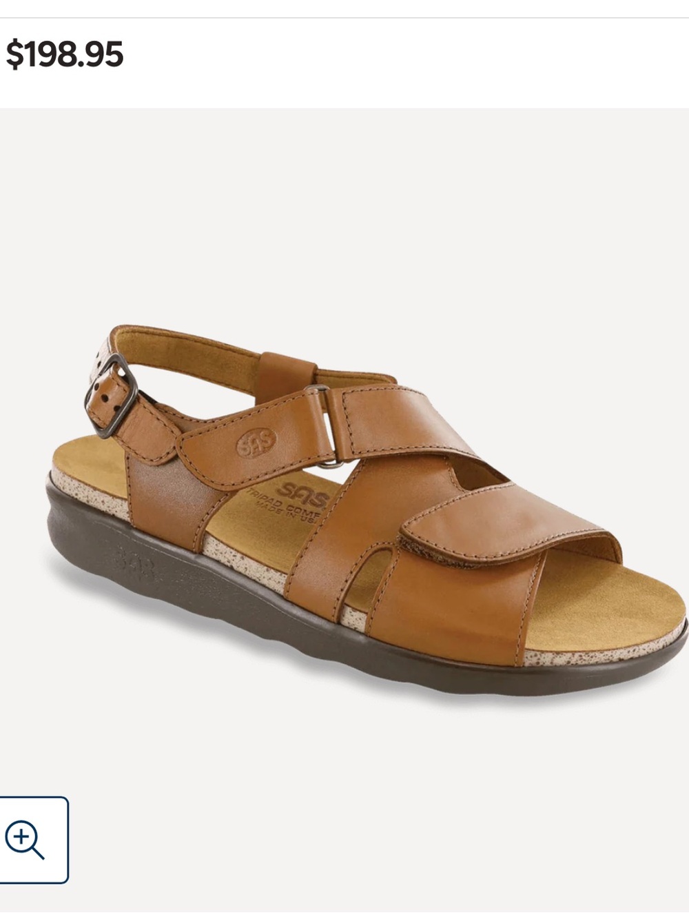 SAS San Antonio Shoemaker ‘Huggy’ Sandal - Caramel
8.0 / M - Picture 2 of 7